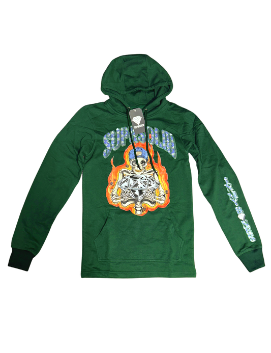 SUP 'In My BONES' Pullover Green $$